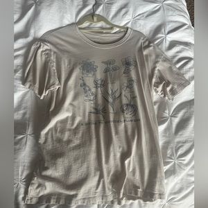 American eagle floral t shirt